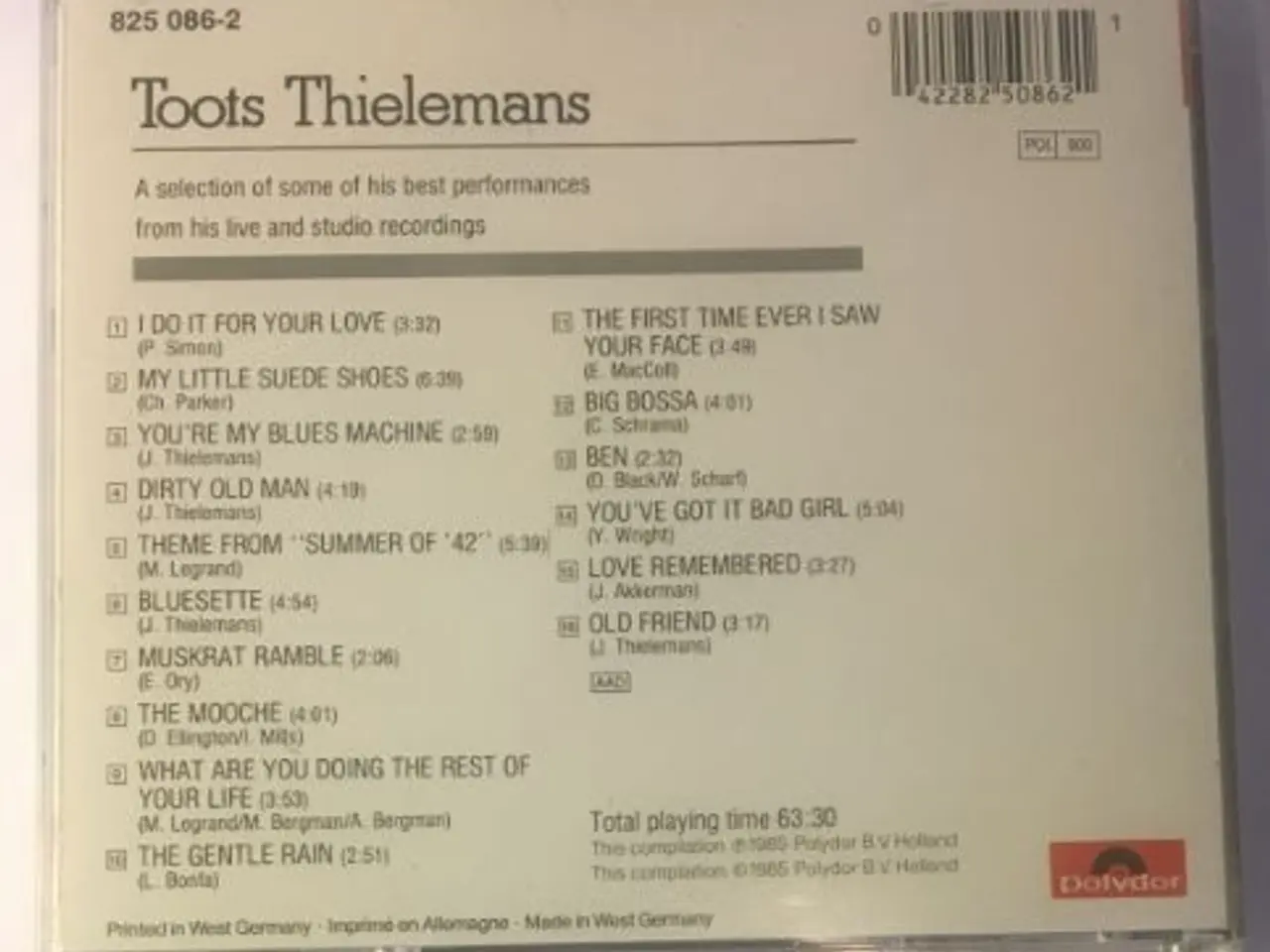 Billede 7 - Toots Thielemans – The Silver Collection – CD