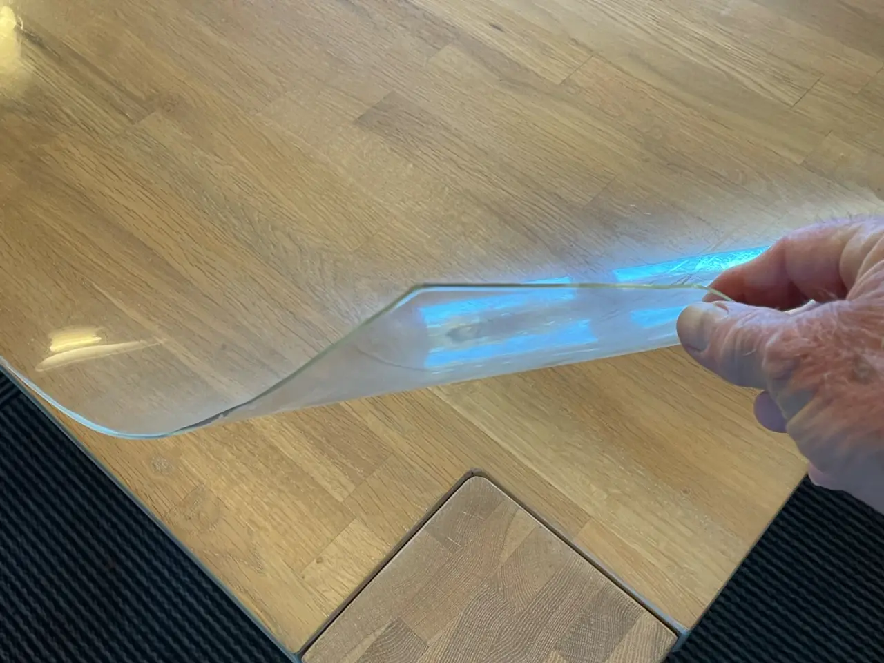 Billede 1 - Kraftig spisebord egetræ
