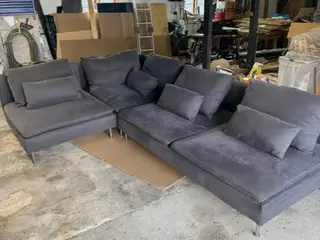 Søderhamn modulsofa i grå