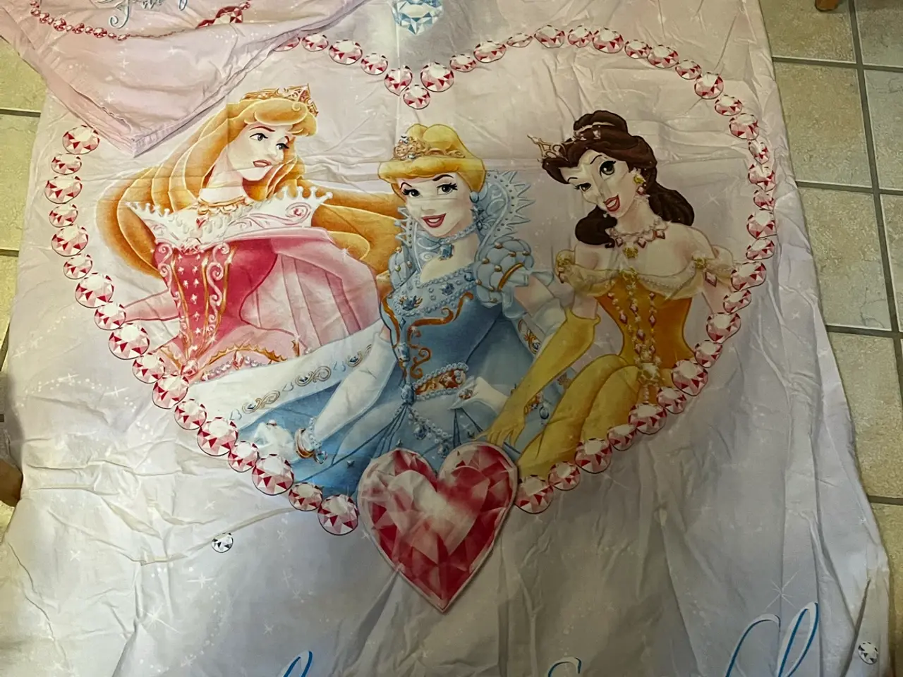 Billede 1 - Sengetøj med prinsesser