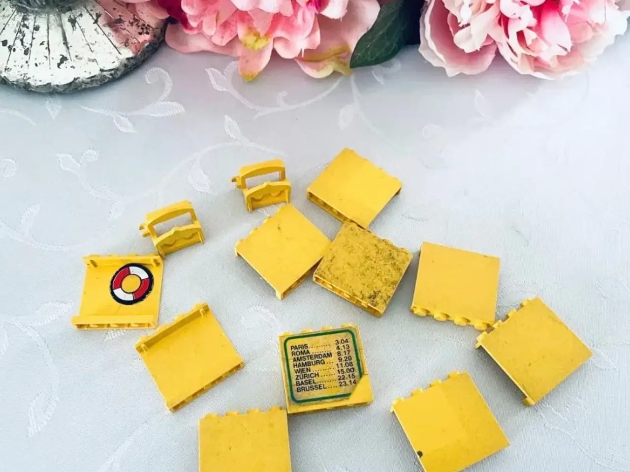 Billede 1 - Lego, blandet løsdele gult