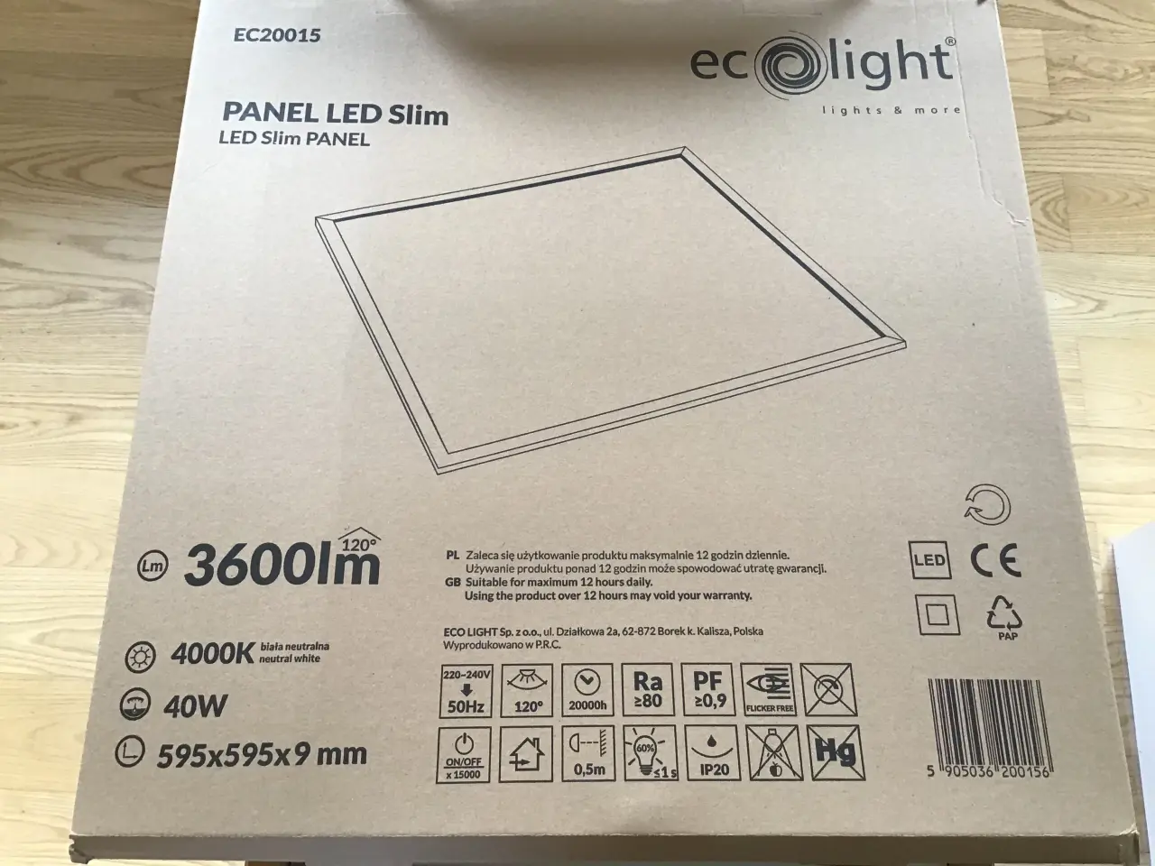 Billede 1 - Led panel 40w (8stk)