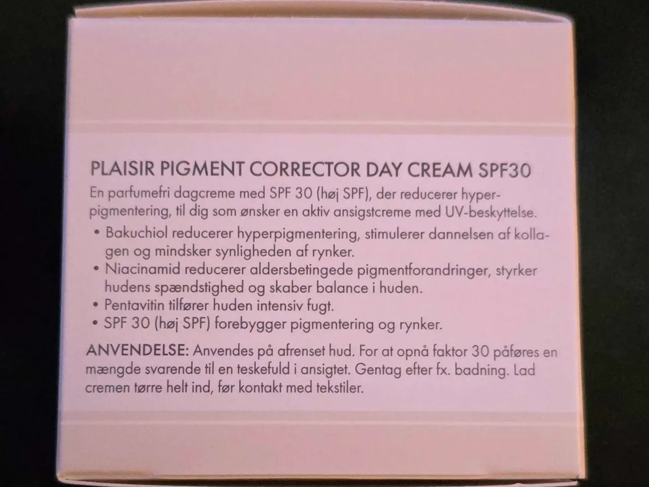 Billede 3 - Plaisir dagcreme 30 solfaktor