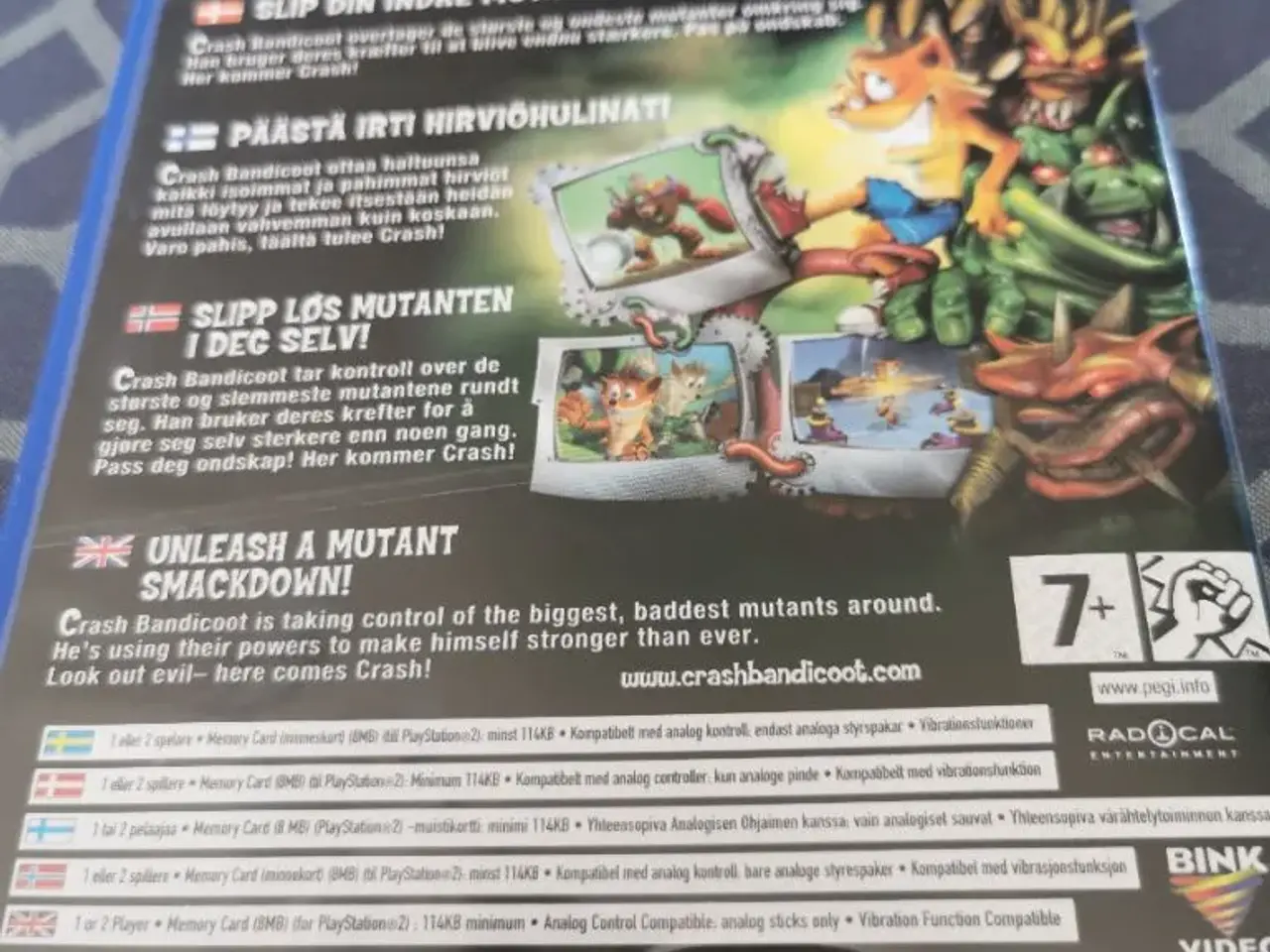 Billede 3 - Crash bandicoot mind over mutant.