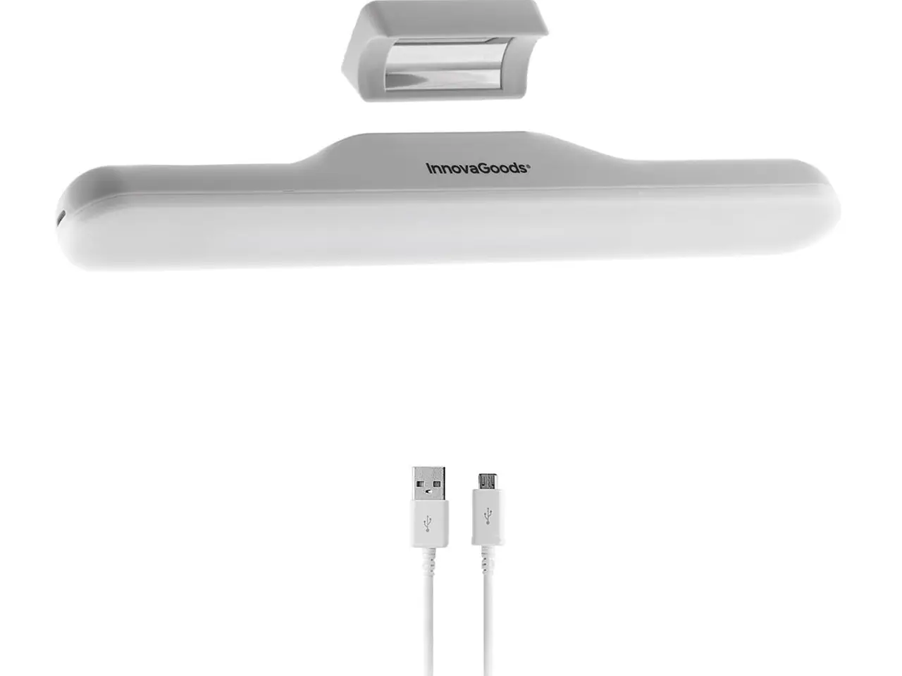 Billede 3 - 2-i-1 magnetisk LED-lampe Lamal - grå