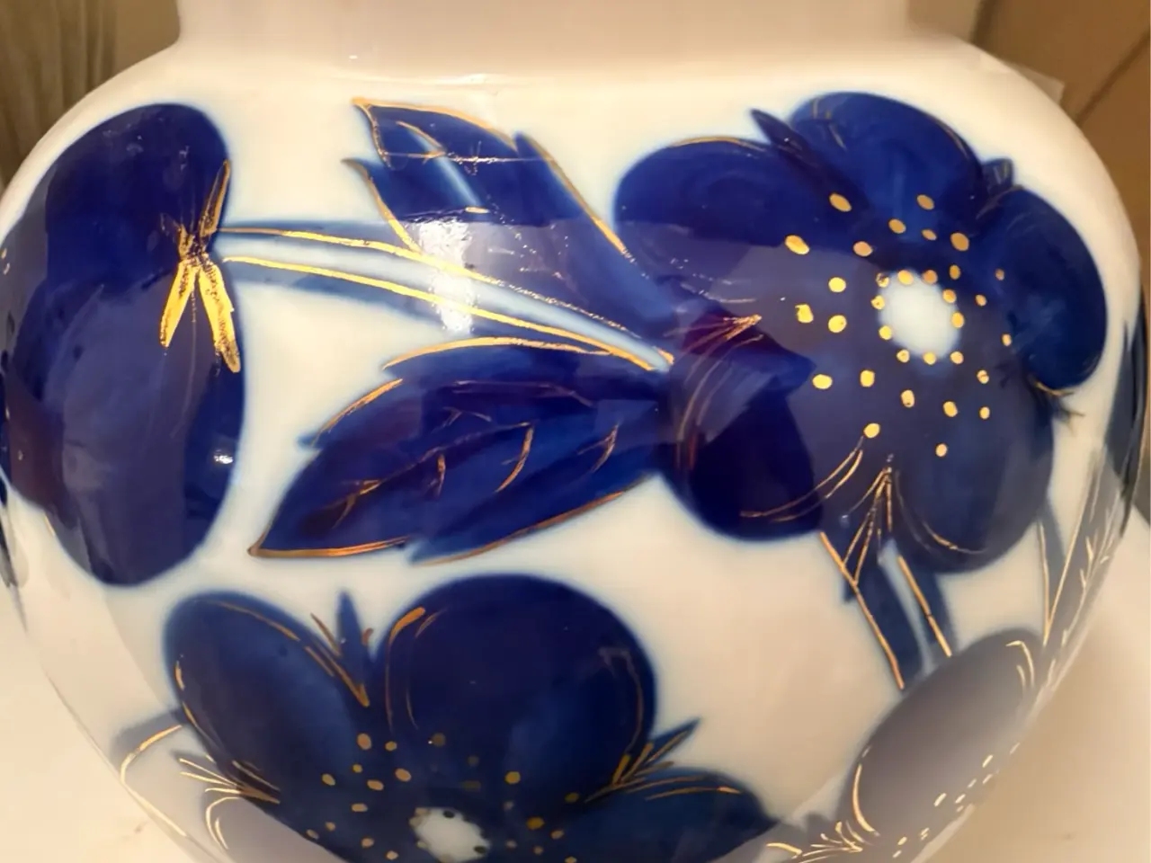 Billede 3 - Lomonosov / LFZ porcelænsvase –Blue Flowers”