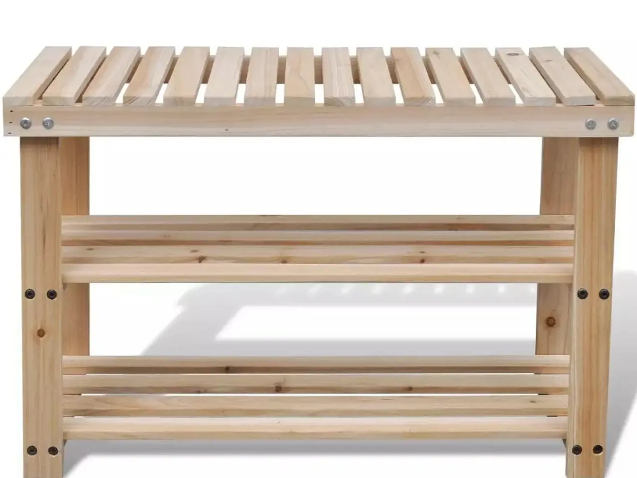 Billede 2 - Skoreol med bænk - 70 x 29 x 45 cm