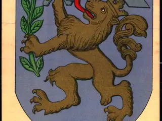 Danske Byvaabner - Fredericia Byvaaben - Fritz Benzen 12  - Ubrugt