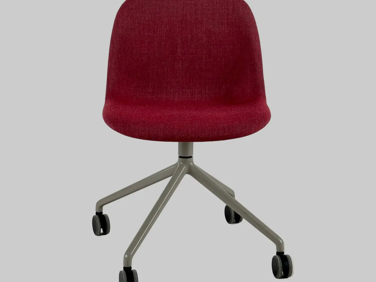 Billede 3 - Muuto Fiber Side Stol – Rød/Gråt Stel