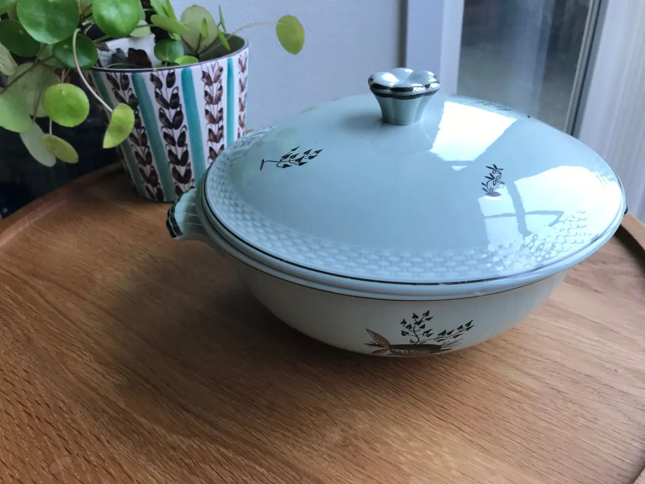 Billede 7 - Aluminia 258, Nils -  diverse dele i mintgrøn.