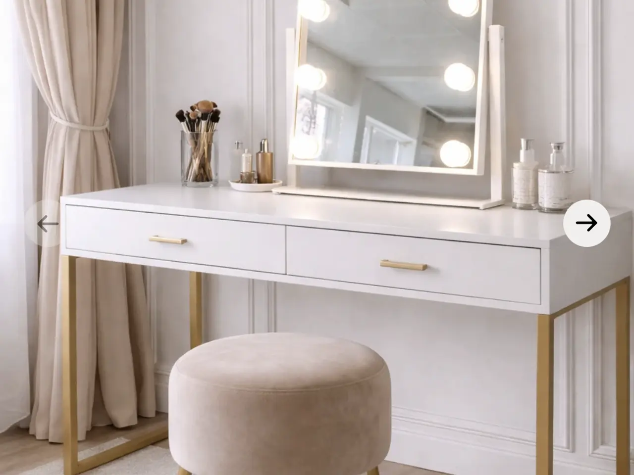 Billede 1 - Spejl til makeup