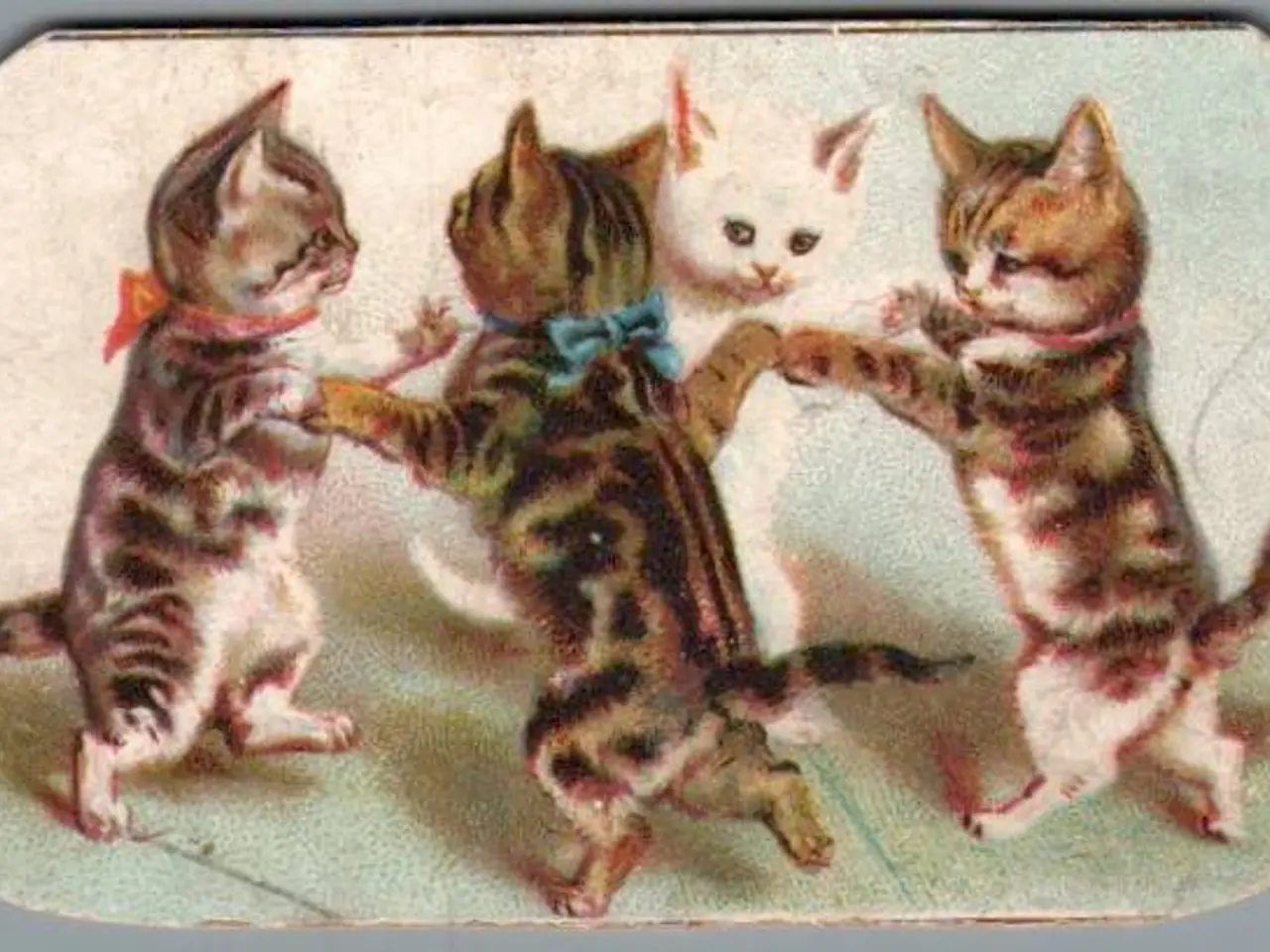 Billede 1 - Takkekort ? - 1901 - Klippet !