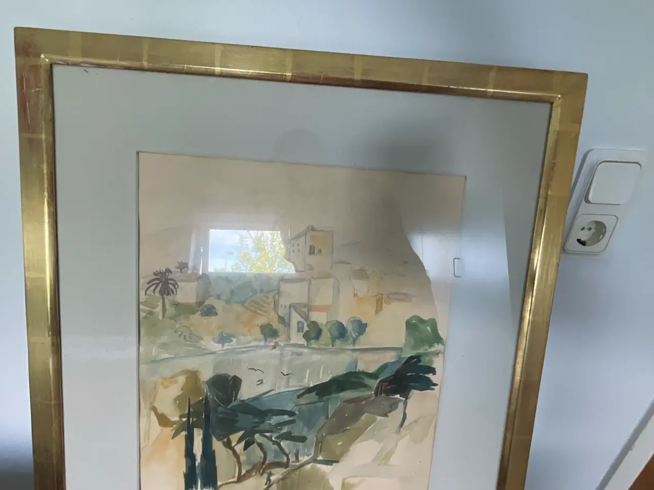 Billede 1 - Beth Zeeh – akvarel, 1957