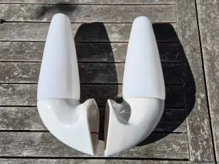 To klassiske Ifö lamper til badeværelset 