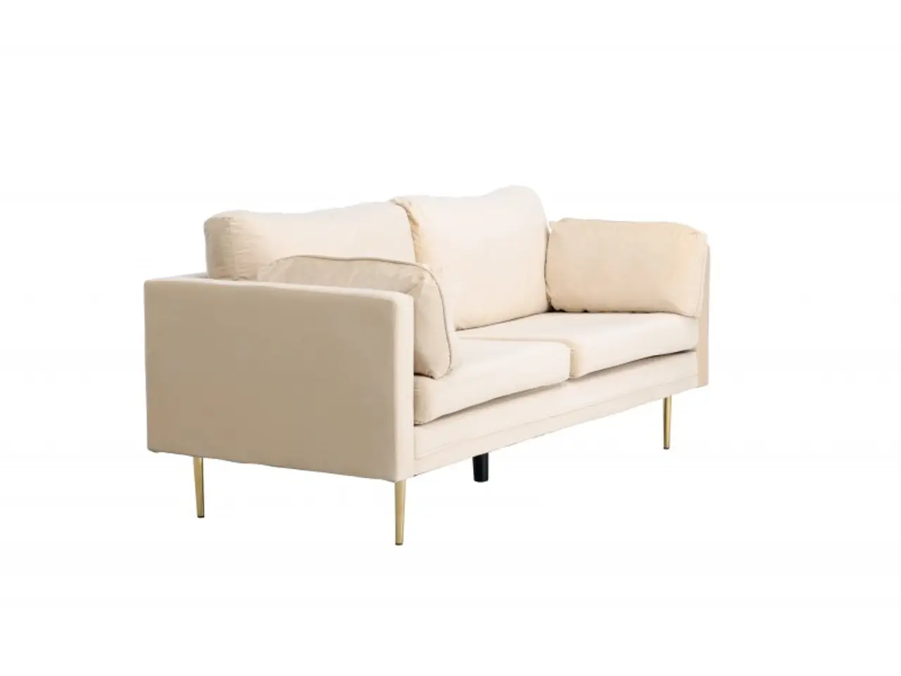 Billede 2 - Boom 3 personers Sofa - Beige og Messing