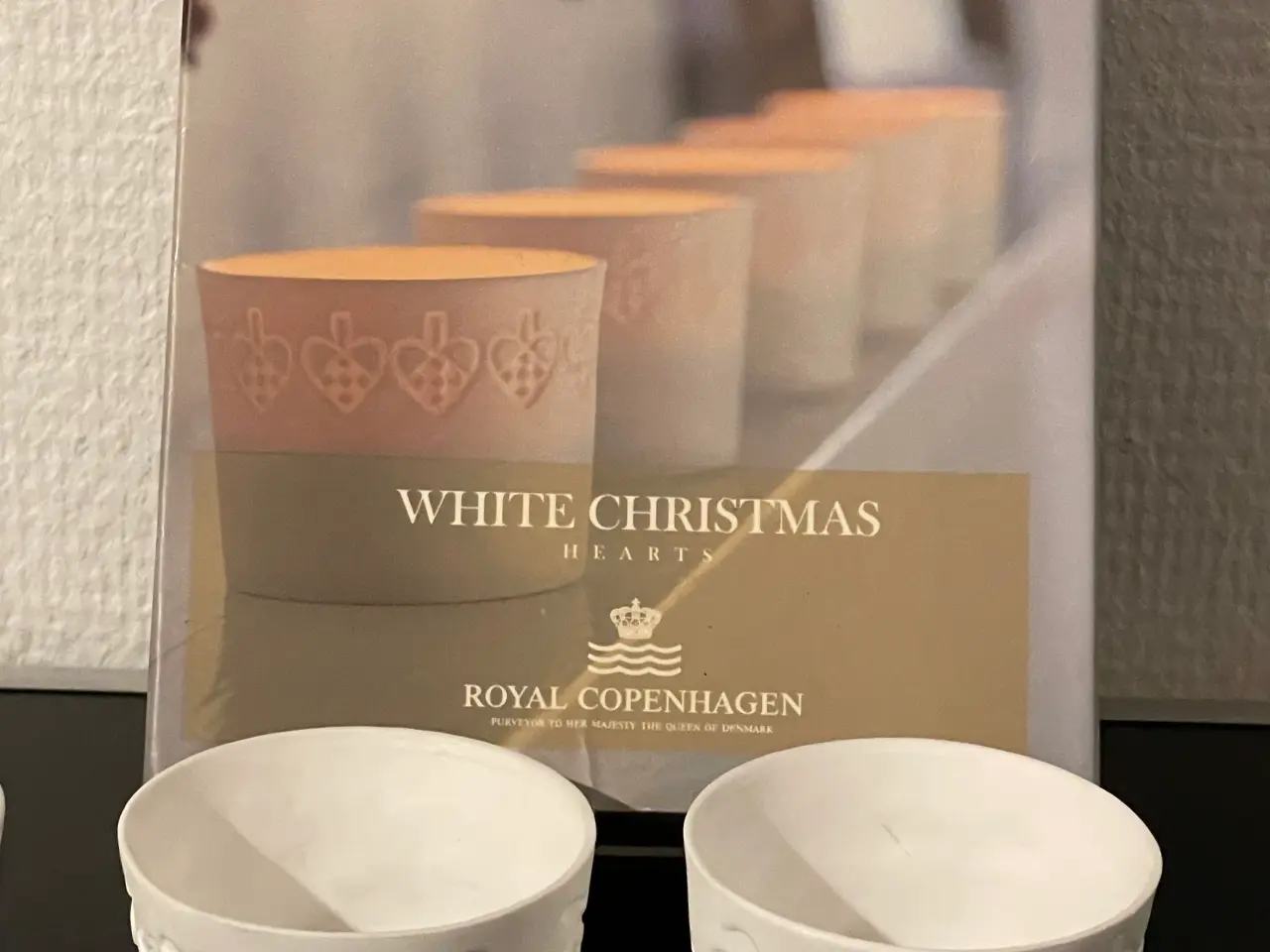 Billede 4 - White Christmas fyrfadsstager