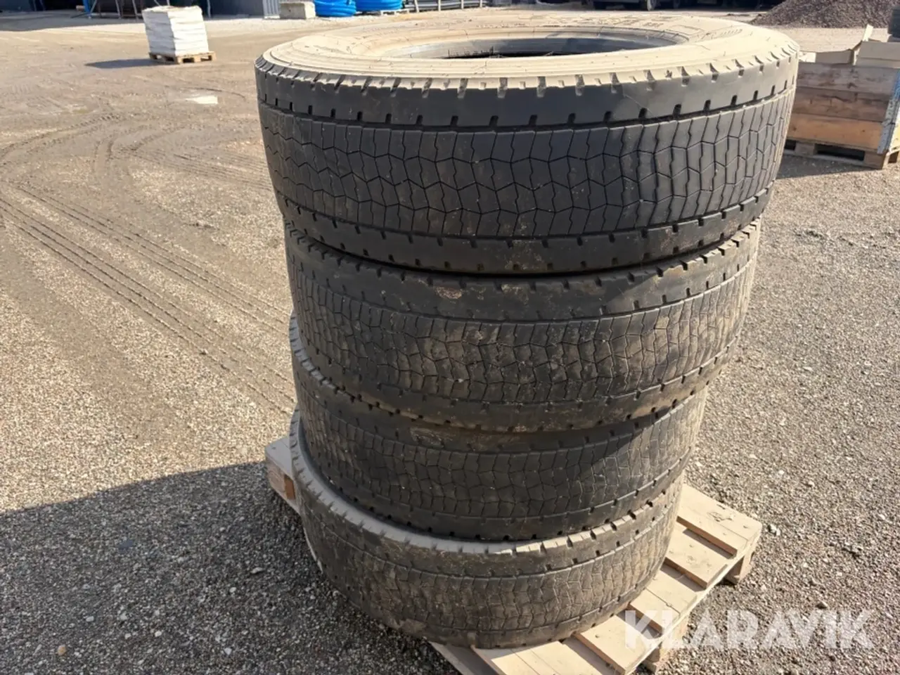 Billede 3 - Dæk Bridgestone Ecopia 315/70R22,5 træk 4 styk