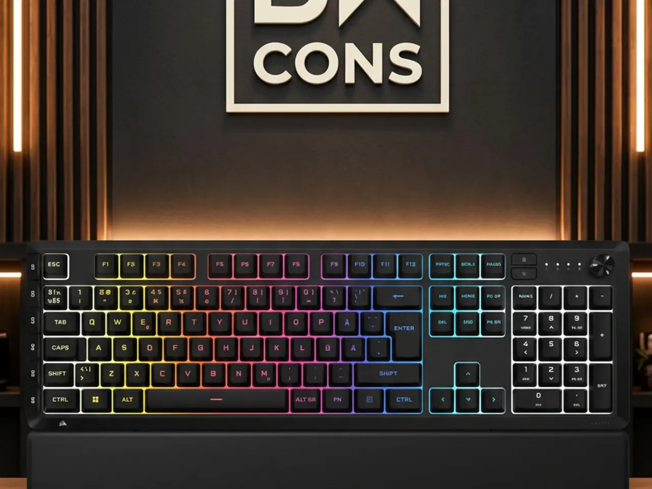 Billede 1 - Forhandler: Corsair SKIFF 100 PLUS tastatur - ND