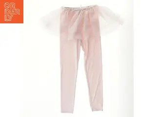 Rosa leggings med tylskørt fra H&M (str. 134)