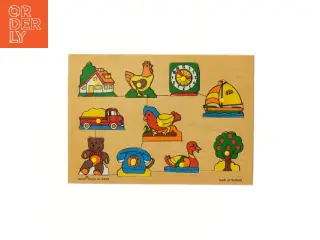 Børnepuzzle af træ fra acre toys (str. 29,5x20,5 cm)