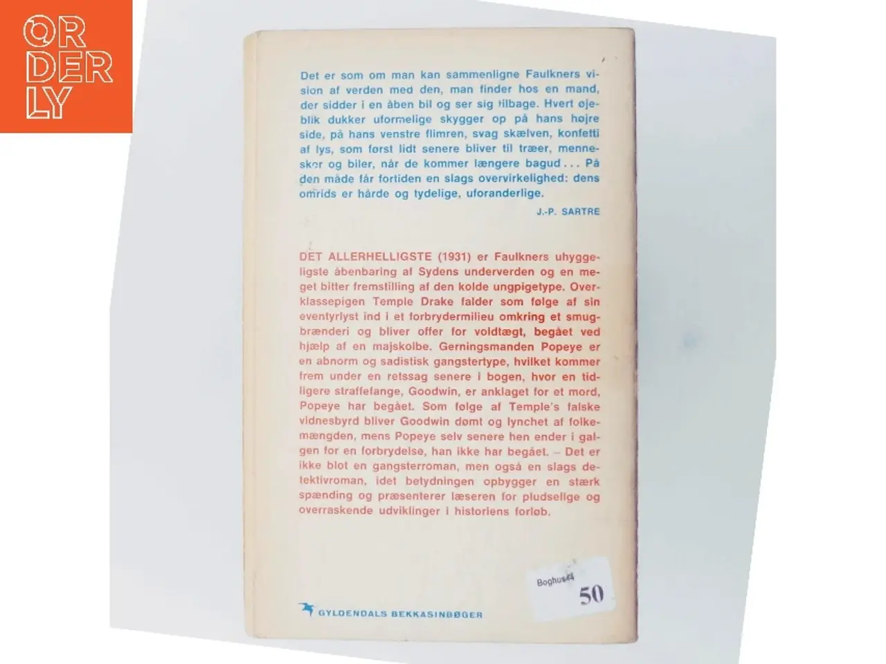 Billede 3 - Det Allerhelligste af William Faulkner (Bog)