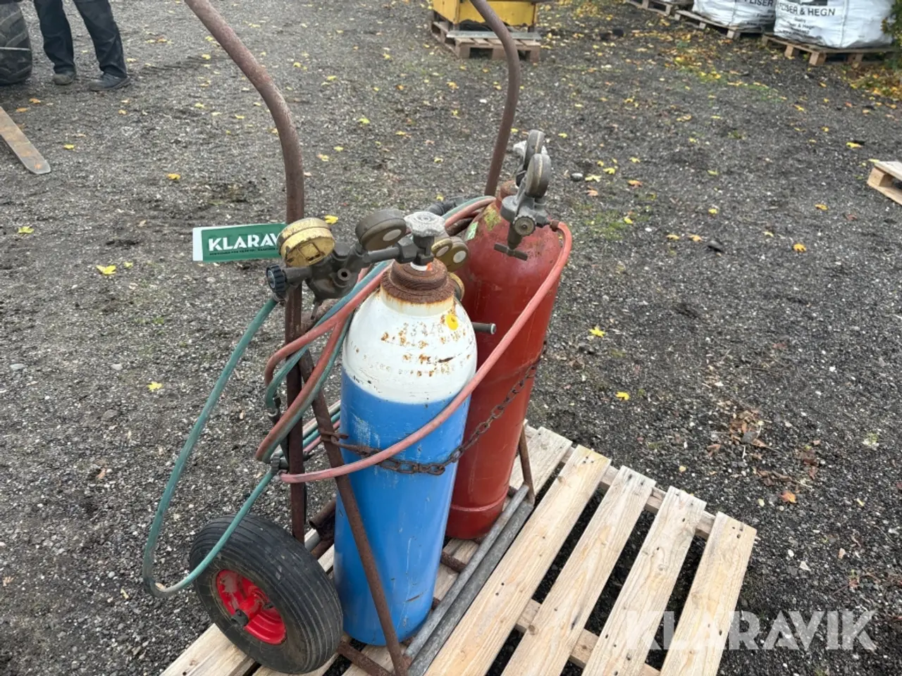 Billede 2 - Ilt og gas stativ.
