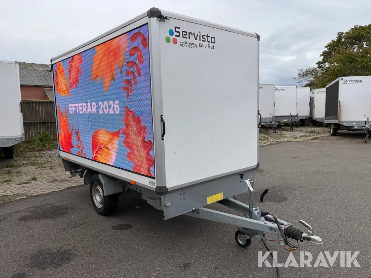 Billede 7 - Trailer Variant 1517C3 med reklame skærm 1 styk