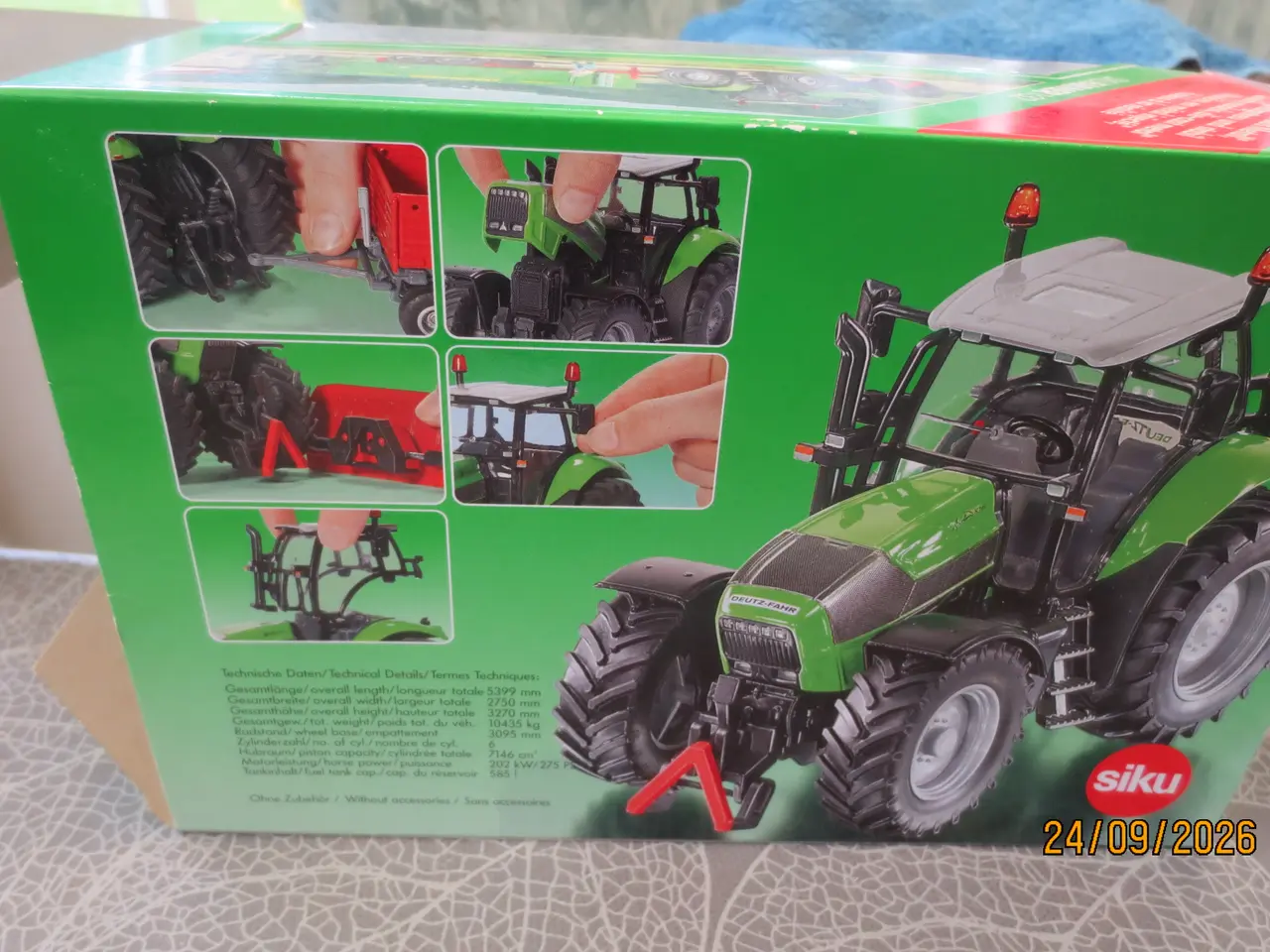Billede 4 - 1 stk Ny Modeltraktor Deutz-Fahr Agrotron X720