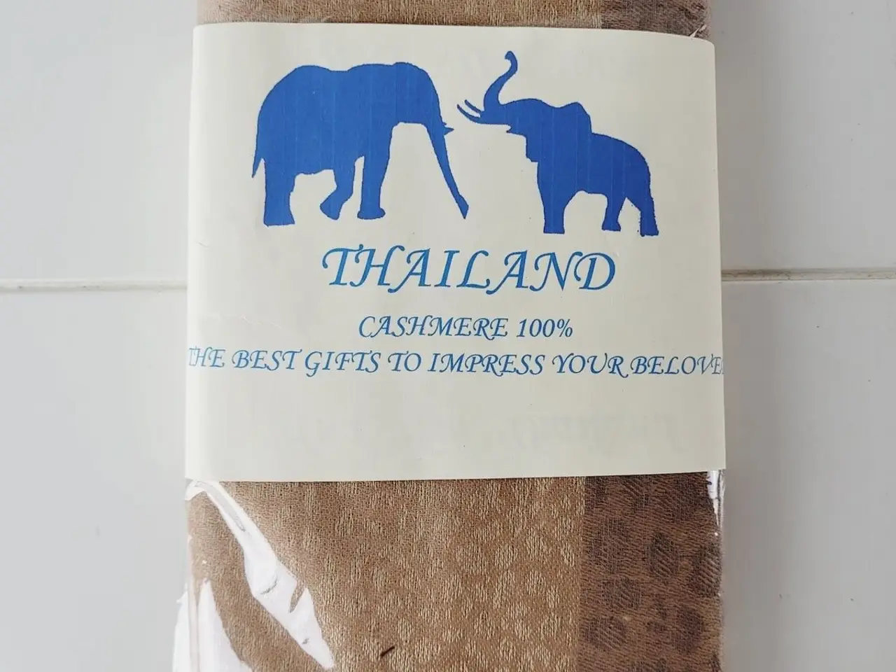 Billede 1 - ⭐️- Elegant og Blødt Pashmina Tørklæde - UBRUGT