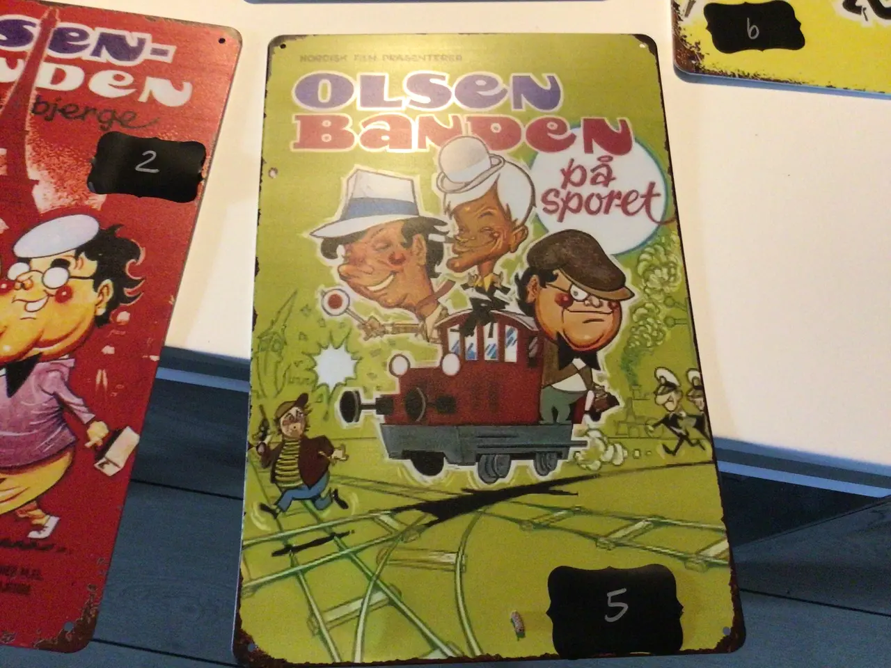 Billede 6 - Metalskilte “Olsen Banden”