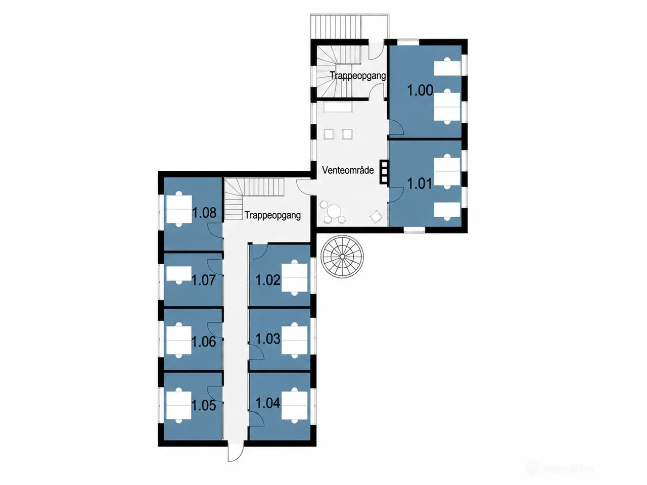 Billede 18 - EasyOffice Århus. Marselis Boulevard- lokale 1.02