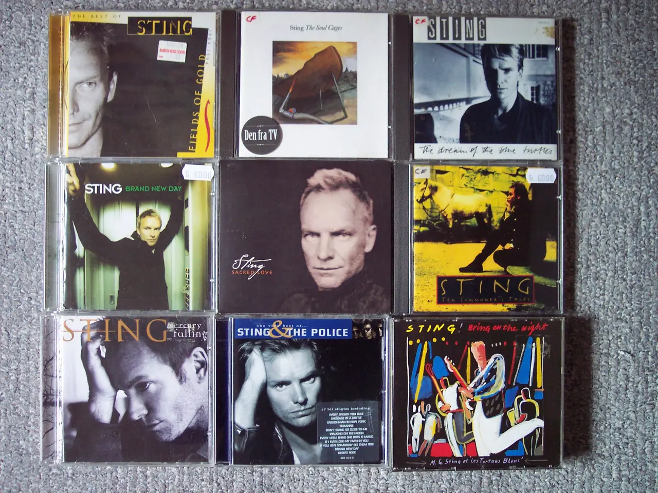 Billede 1 - .STING  CDer sælges stykvis