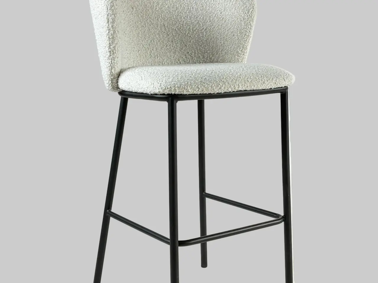 Billede 1 - Ellos Home Tirri Barstol – Cremehvid/Sort Stel SH 76cm