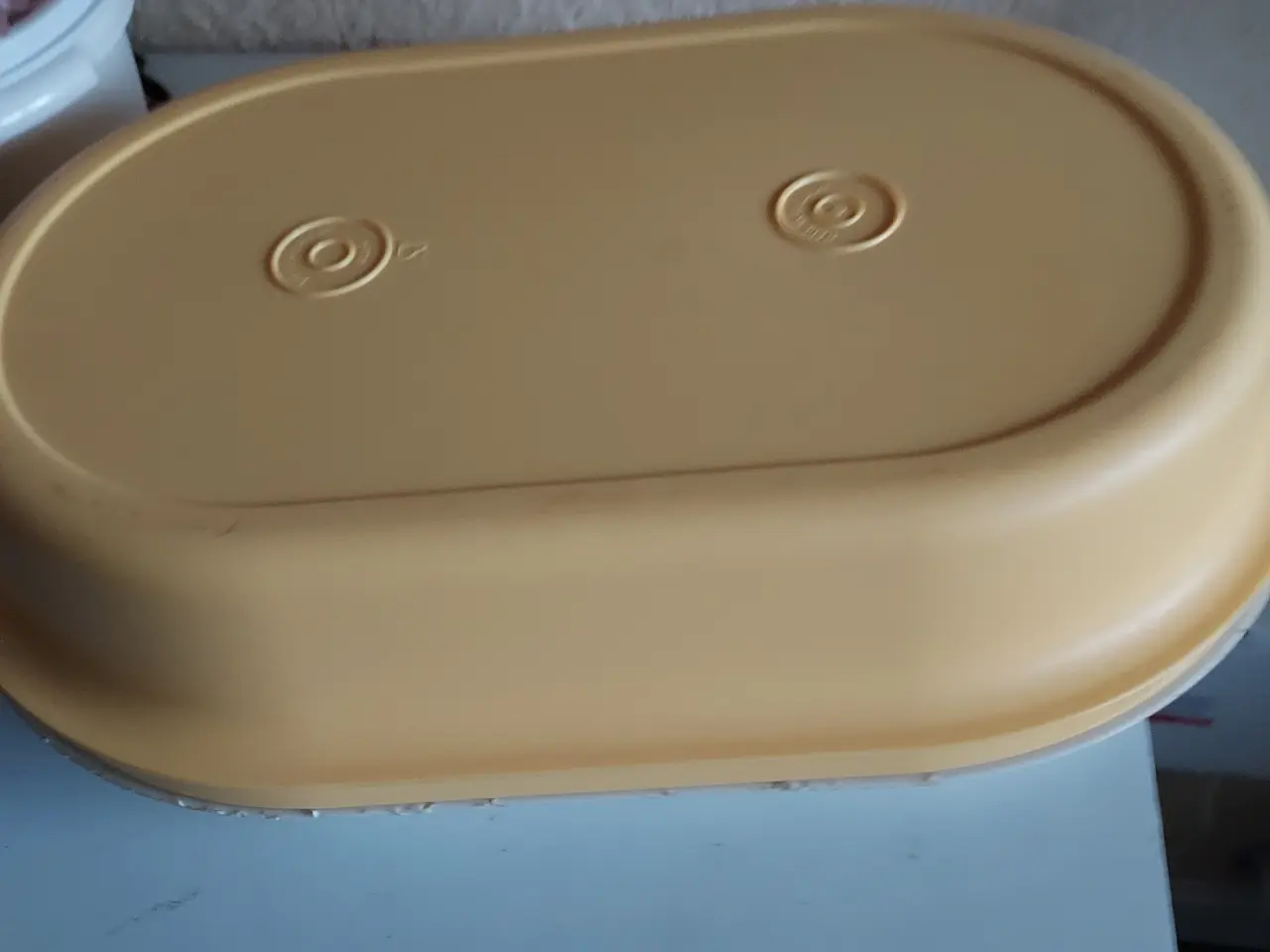 Billede 1 - Tupperware serverings fad med si