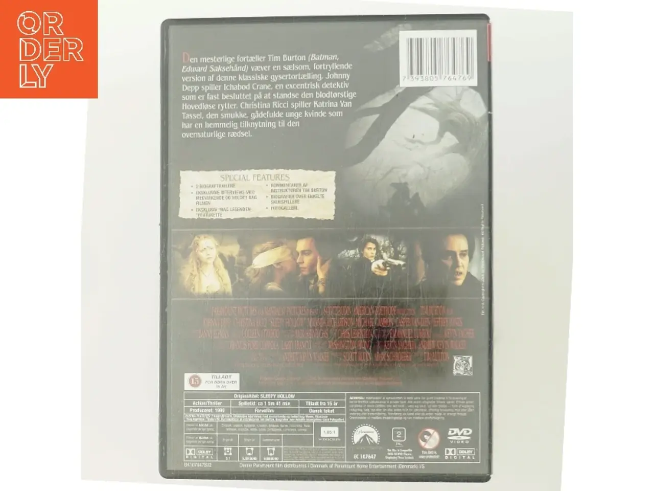 Billede 3 - Sleepy Hollow med Johnny Depp (DVD)