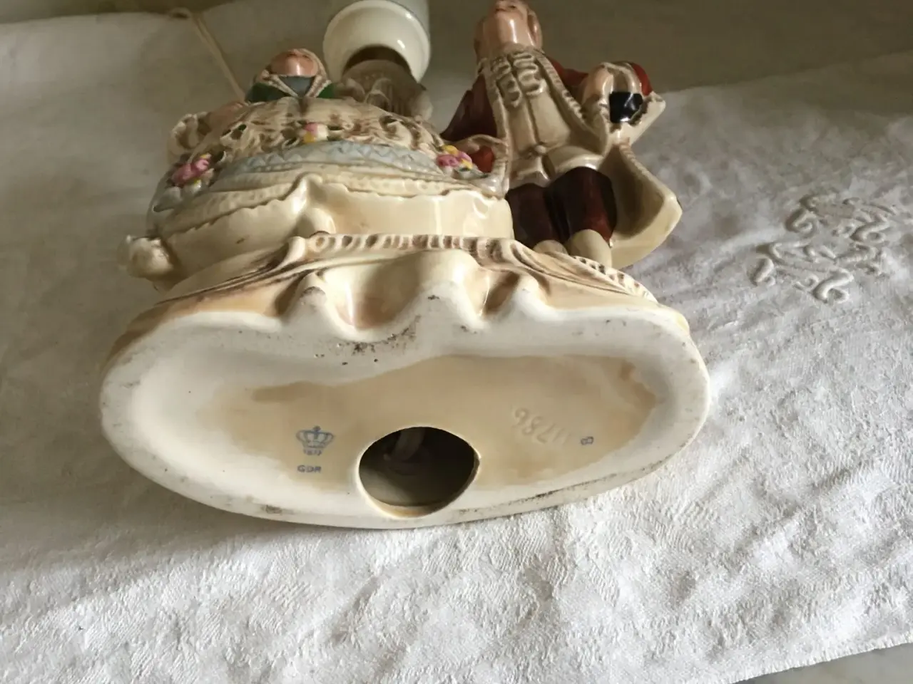 Billede 1 - Porcelænsbordlampe