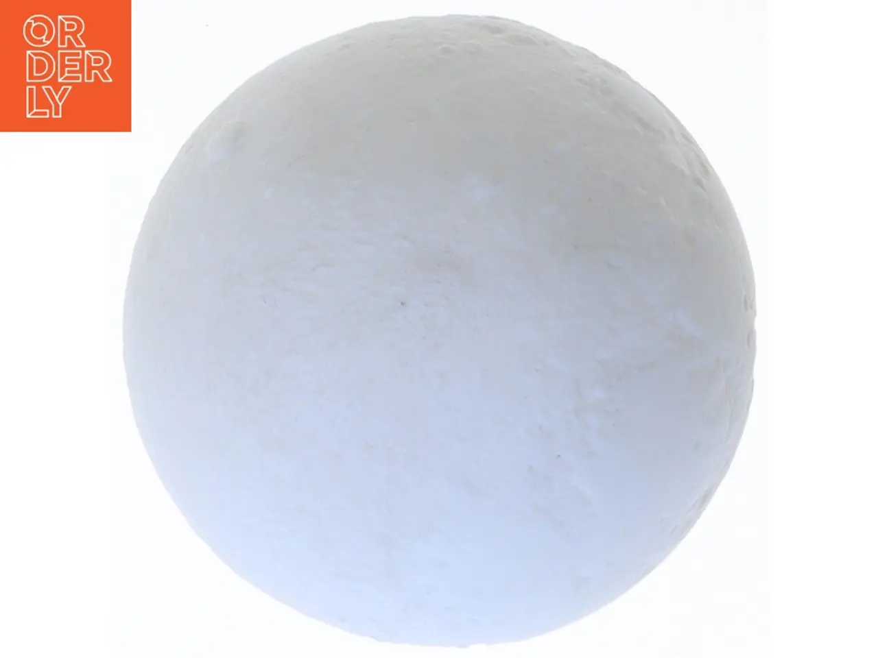 Billede 1 - Hvid kugle lampe (str. Ø 6,5 cm)