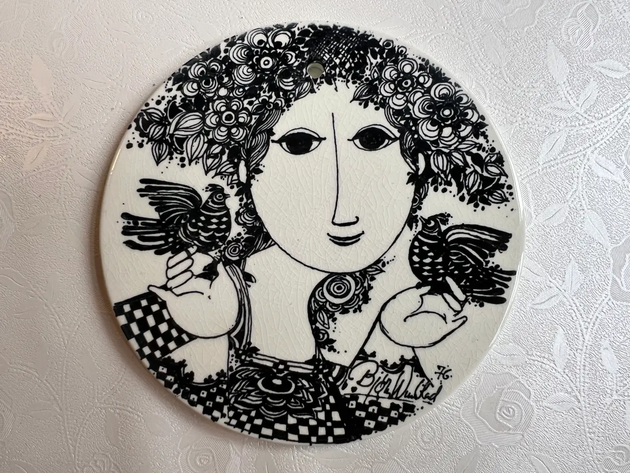 Billede 2 - Smukke sjældne Bjørn Wiinblad jubilæums platter