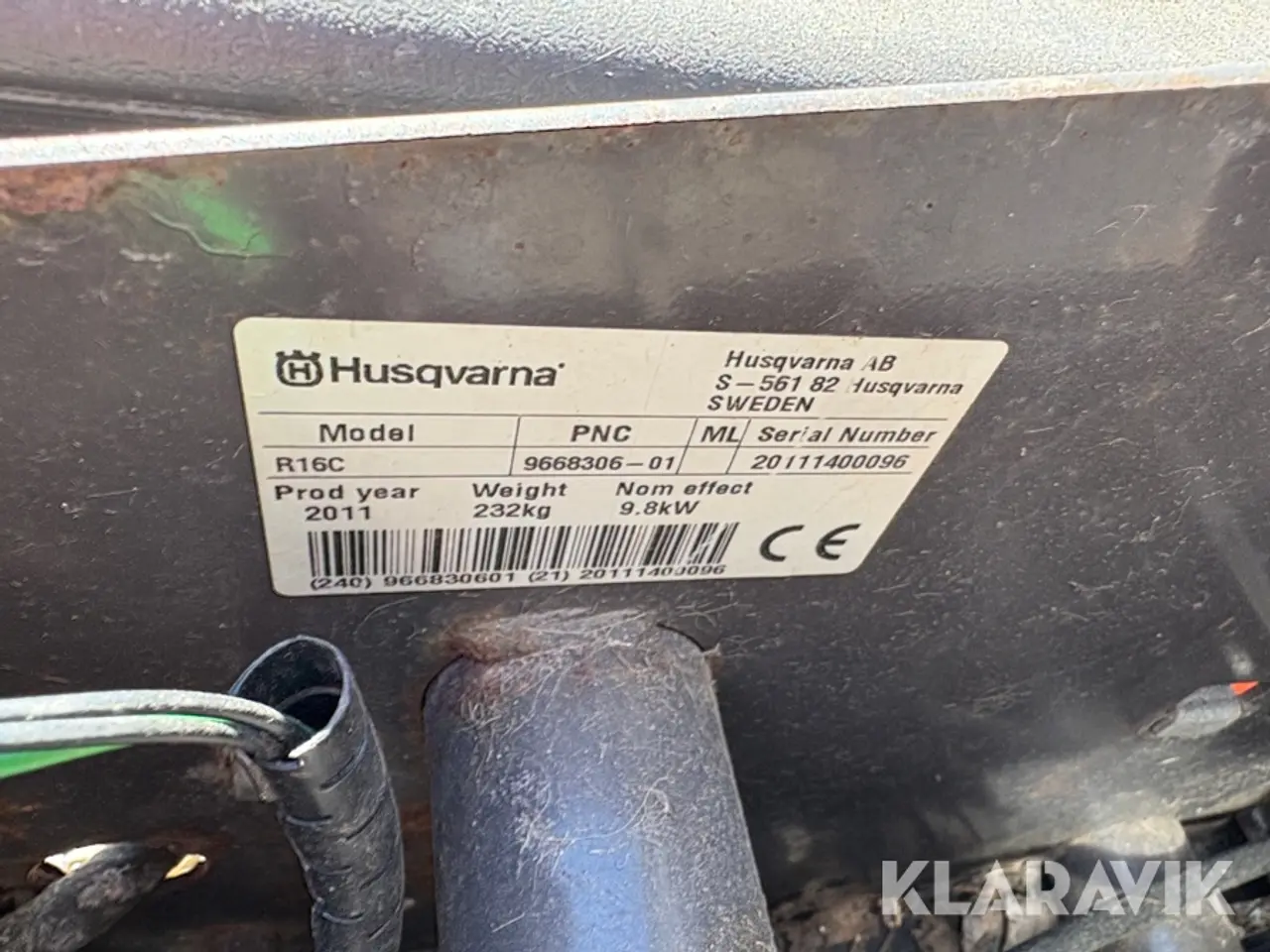 Billede 5 - Græsslåmaskine Husqvarna R16C