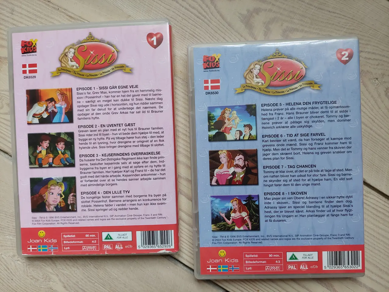 Billede 2 - To Prinsesse Sissi DVD'er