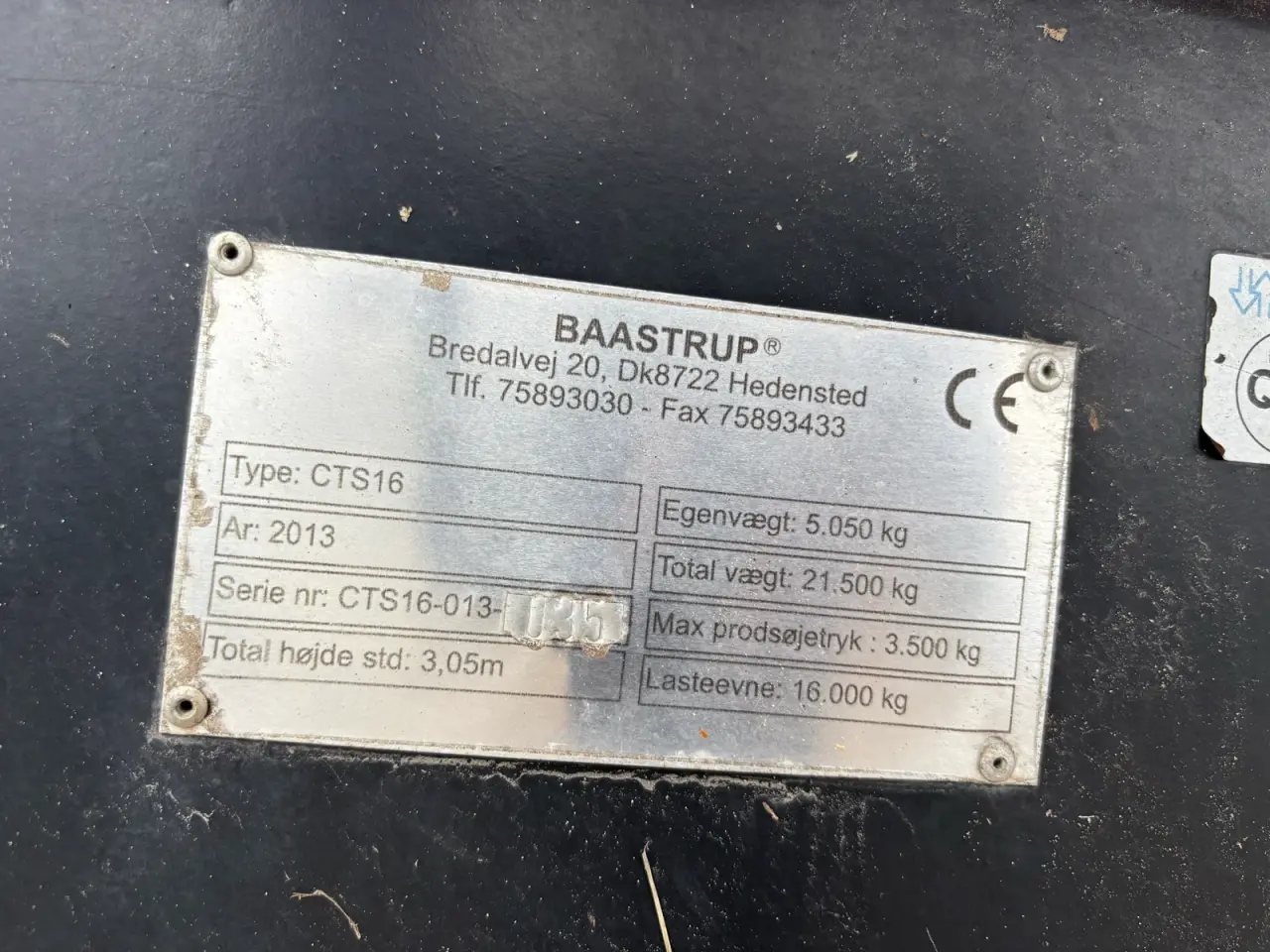 Billede 9 - Baastrup CTS 16T