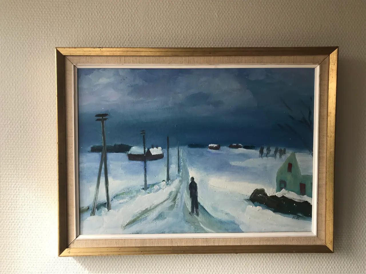 Billede 3 - "Januar 71" - maleri Knud Kristensen