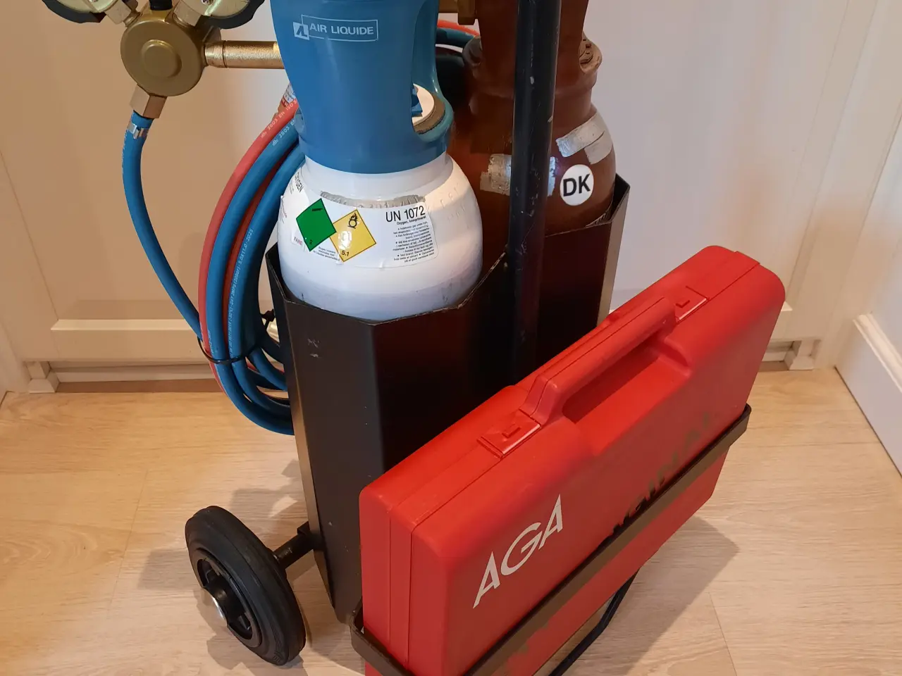 Billede 9 - Gas og ilt sæt / skærebrændersæt . Aga X 11 