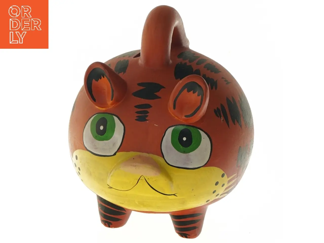 Billede 1 - Sparebøsse formet som tiger (str. 17x20 cm)