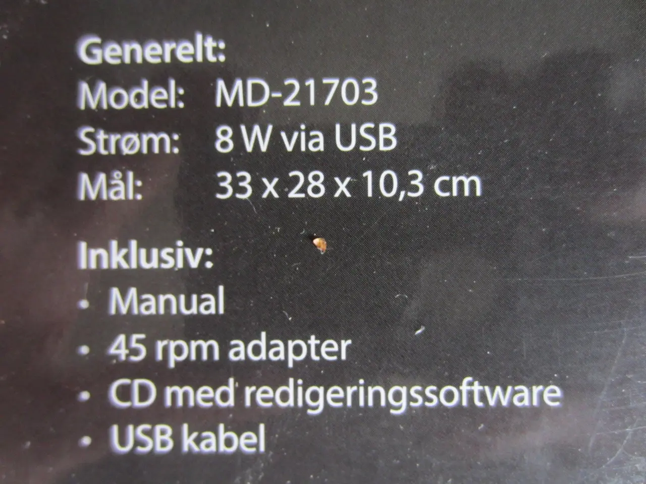 Billede 5 - Sound One pladespiller med USB-stik