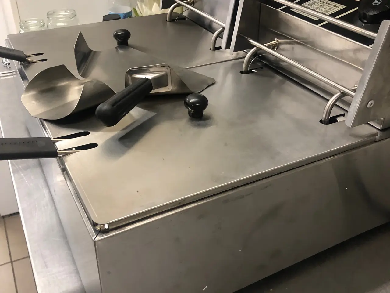 Billede 3 - Cafeudstyr - dobbelt frituregryde