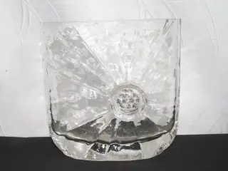 Vase af glas