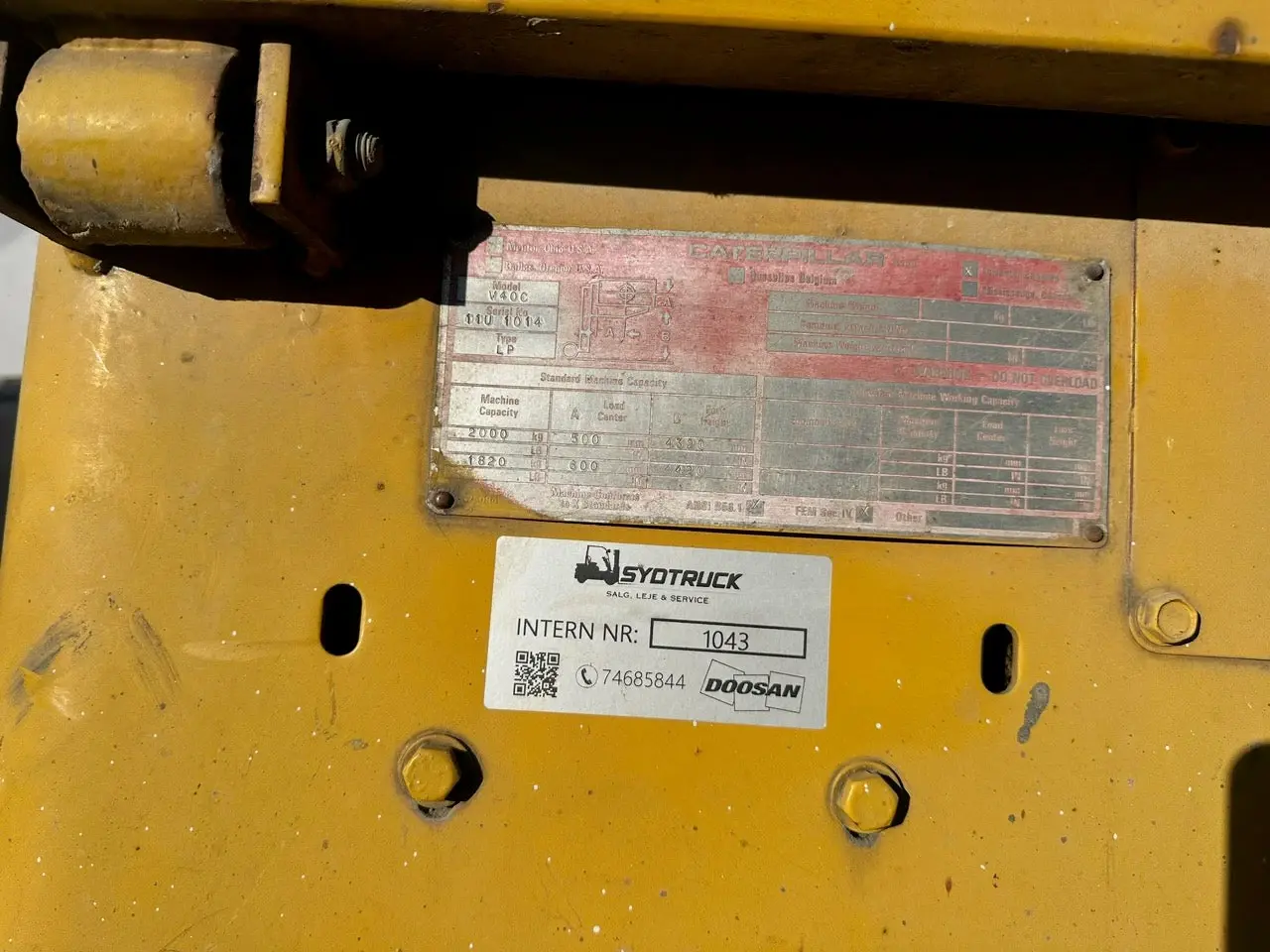 Billede 21 - Caterpillar V40C Gaffeltruck