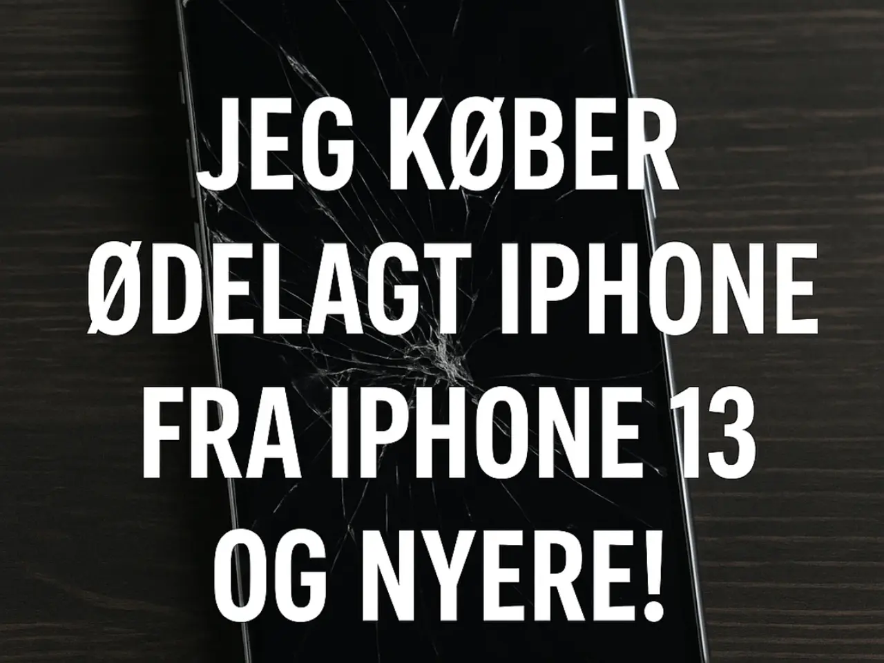 Billede 1 - Opkøber ødelagt iPhone 13 og nyere