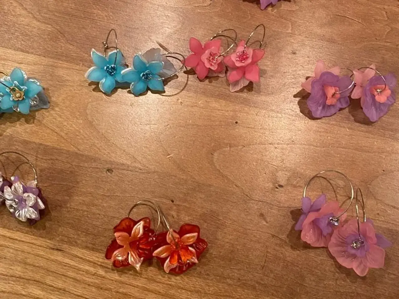 Billede 1 - Blomster øreringe